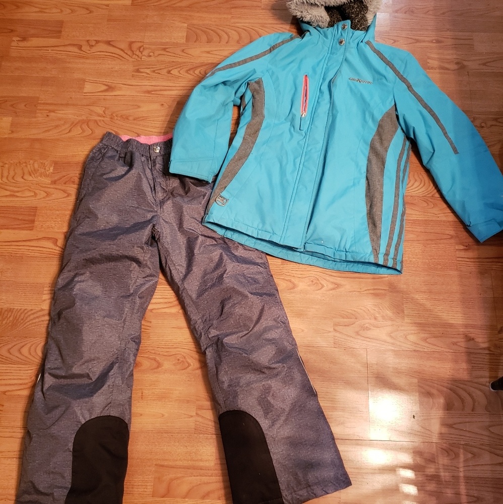 Girls Snowsuit Winter Jacket Size 14 (Size 12)
